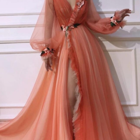 unknown Dresses & Skirts - Dress Quinceanera V neck Long Sleeve Prom Dresses Fairytale Costume Besp…